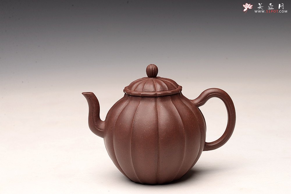 紫砂壶图片：周斌丙申秋全手演绎筋囊器 银台醉客 颇具难度 线条流畅 - 宜兴紫砂壶网