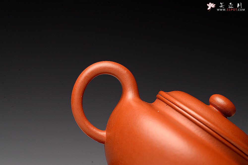 紫砂壶图片：优质朱泥 娇艳迷人 全手仿古 传统实用 - 宜兴紫砂壶网