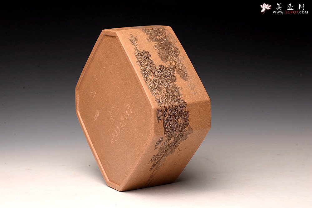 紫砂壶图片：李彦雄最新力作 通景山水 ~水洗 精品代表作 - 宜兴紫砂壶网