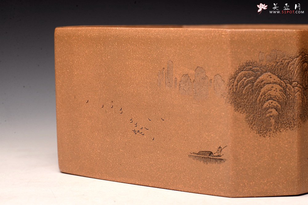 紫砂壶图片：李彦雄最新力作 通景山水 ~水洗 精品代表作 - 宜兴紫砂壶网