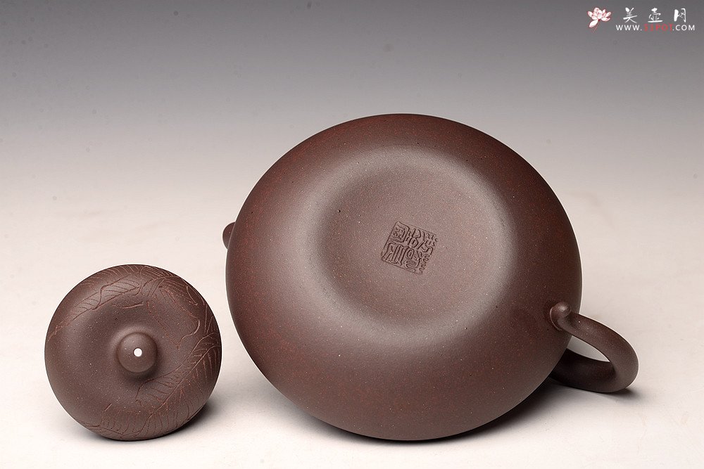 紫砂壶图片：邵春良丙申年 经典作品 曼生合欢 甚得古意 高温四号井紫泥  - 宜兴紫砂壶网