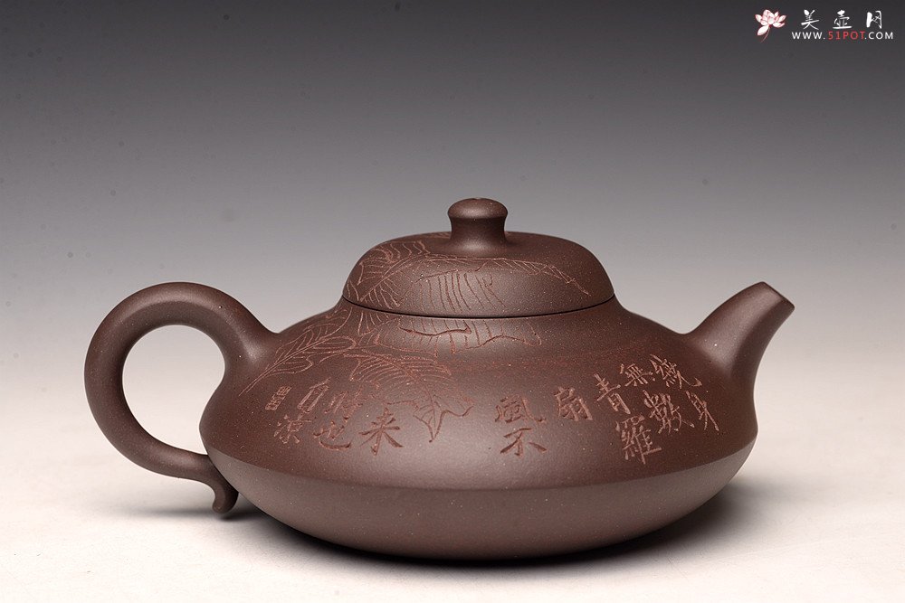 紫砂壶图片：邵春良丙申年 经典作品 曼生合欢 甚得古意 高温四号井紫泥  - 宜兴紫砂壶网