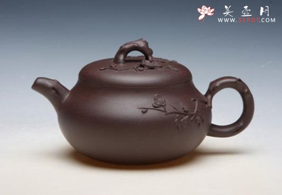 紫砂壶图片：咏梅 - 宜兴紫砂壶网