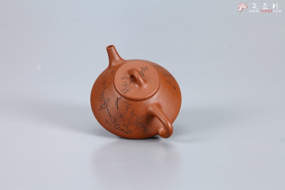 紫砂壶图片：全手优美俊秀小石瓢 - 宜兴紫砂壶网