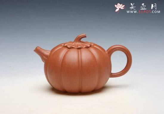 紫砂壶图片：南瓜壶 - 宜兴紫砂壶网