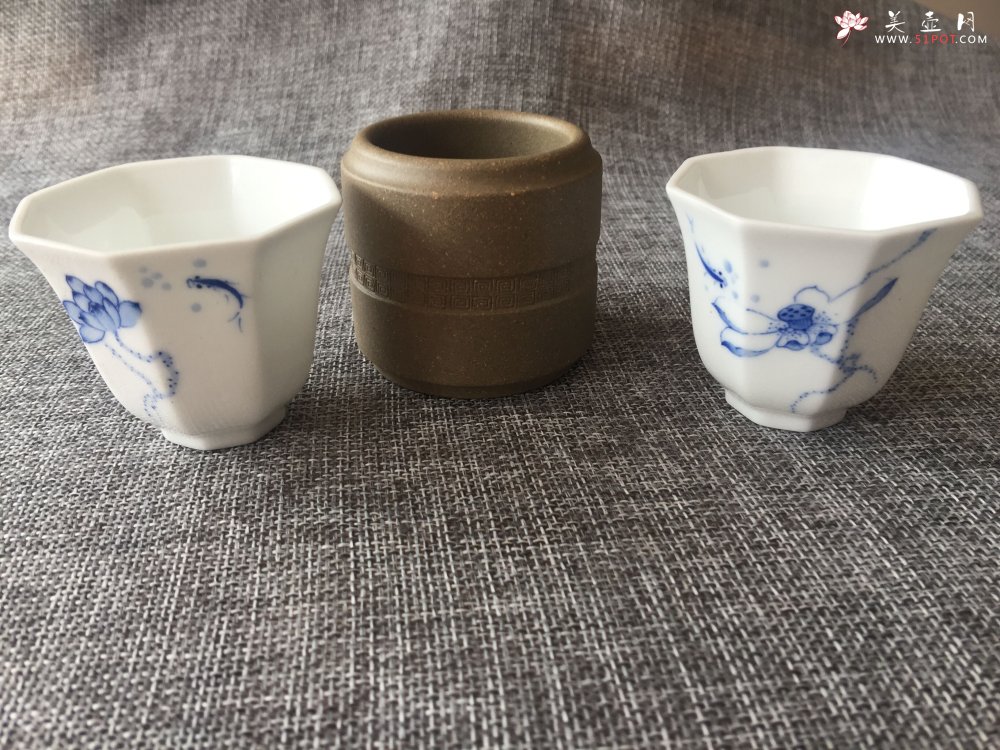 紫砂壶图片：荷花杯 - 宜兴紫砂壶网