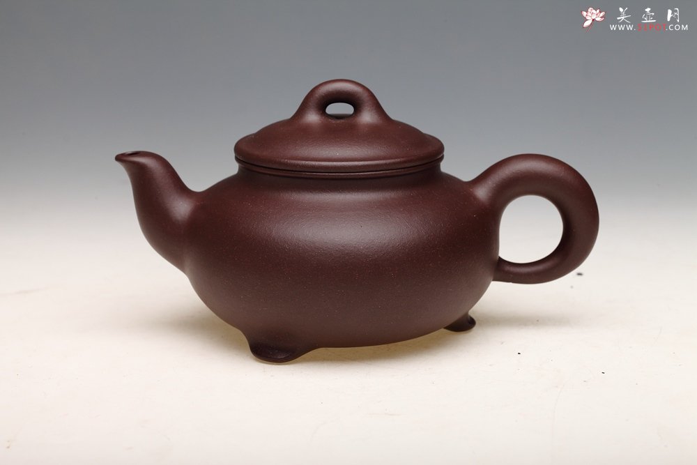 紫砂壶图片：三足丰韵 - 宜兴紫砂壶网