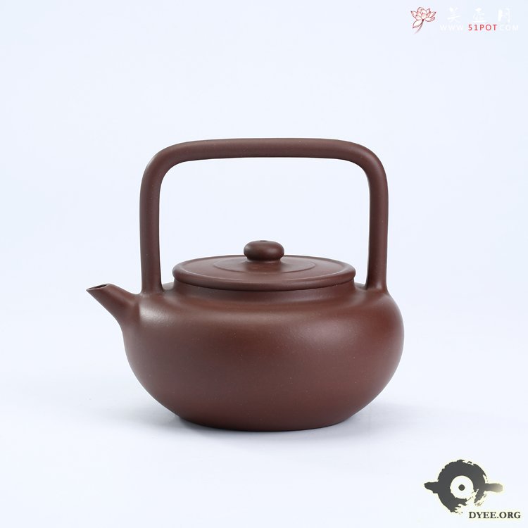 紫砂壶图片：碧云提梁 仅供欣赏 - 宜兴紫砂壶网