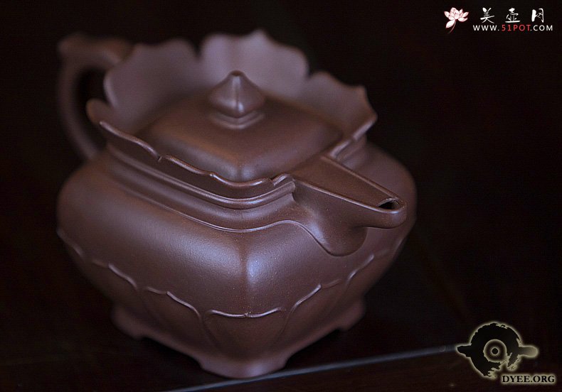 紫砂壶图片：莲花僧帽欣赏 - 宜兴紫砂壶网