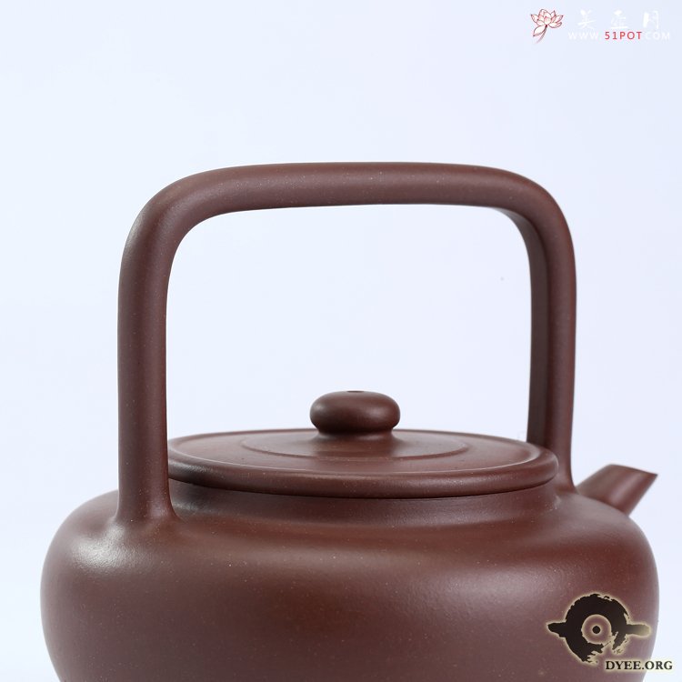 紫砂壶图片：碧云提梁 仅供欣赏 - 宜兴紫砂壶网