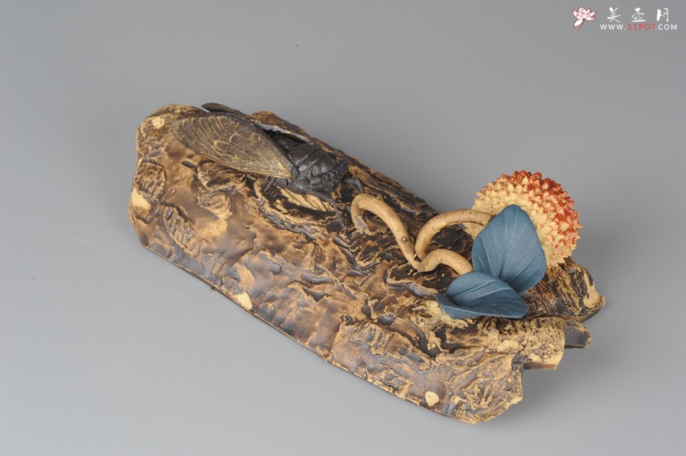 紫砂壶图片：美宠特惠 荔枝熟了，知了声声叫着夏天 - 宜兴紫砂壶网