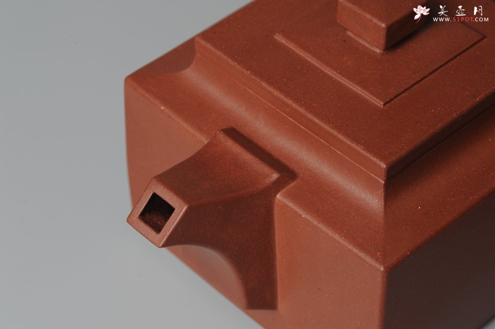 紫砂壶图片：线面挺快难度大全手工逸四方 - 宜兴紫砂壶网