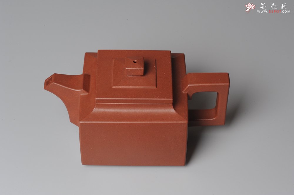 紫砂壶图片：线面挺快难度大全手工逸四方 - 宜兴紫砂壶网