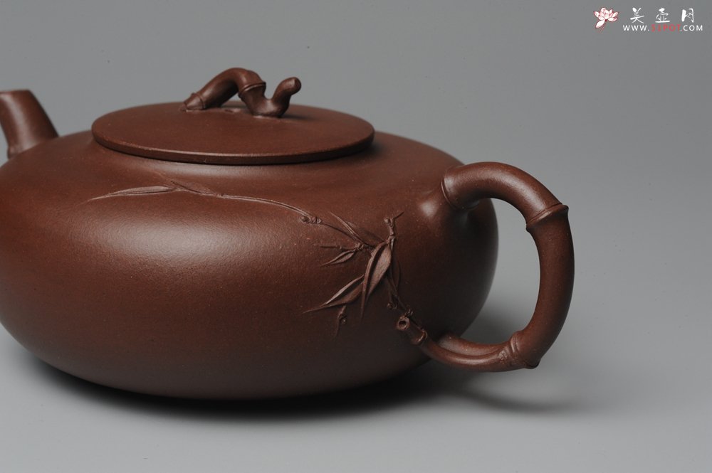 紫砂壶图片：原创全手工紫竹 收藏佳作 - 宜兴紫砂壶网