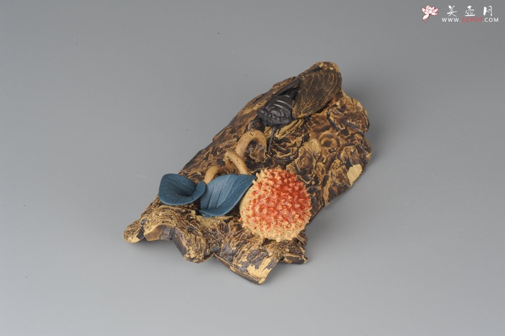 紫砂壶图片：美宠特惠 荔枝熟了，知了声声叫着夏天 - 宜兴紫砂壶网