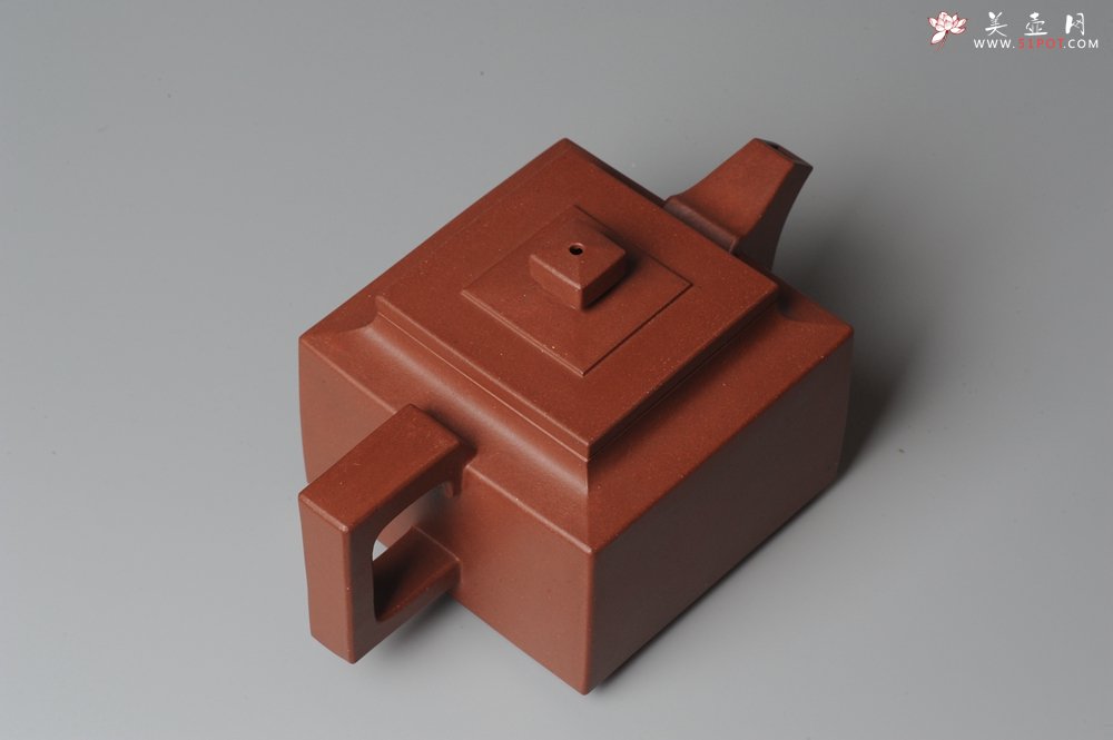 紫砂壶图片：线面挺快难度大全手工逸四方 - 宜兴紫砂壶网