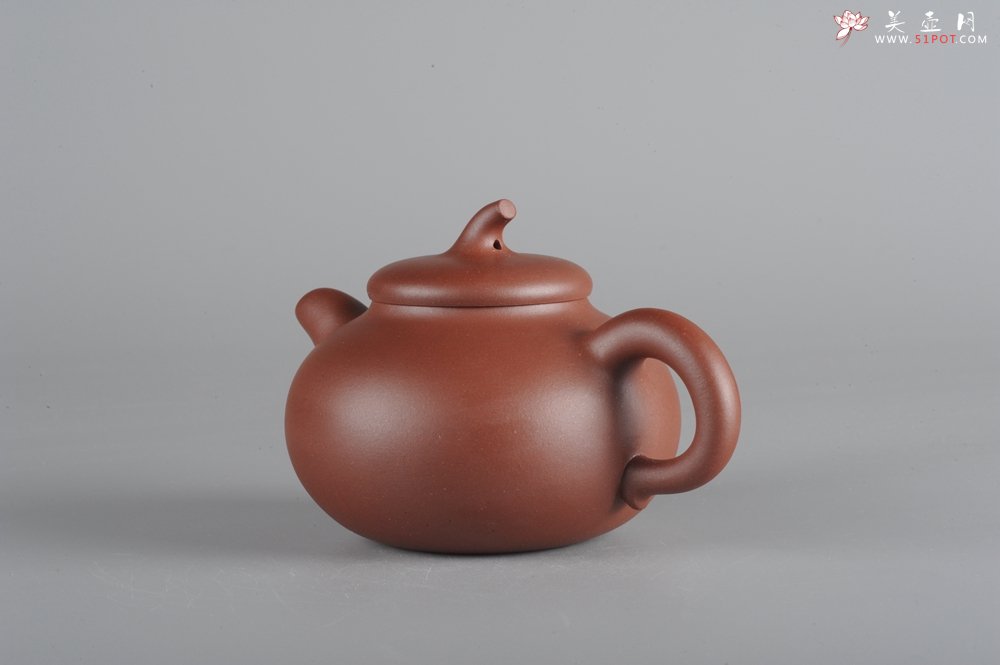 紫砂壶图片：美壶特惠 黄龙山底槽青 传统之茄段 - 宜兴紫砂壶网