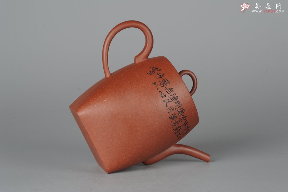 紫砂壶图片：何瑞精心装饰全手工舍得套组6件套 - 宜兴紫砂壶网