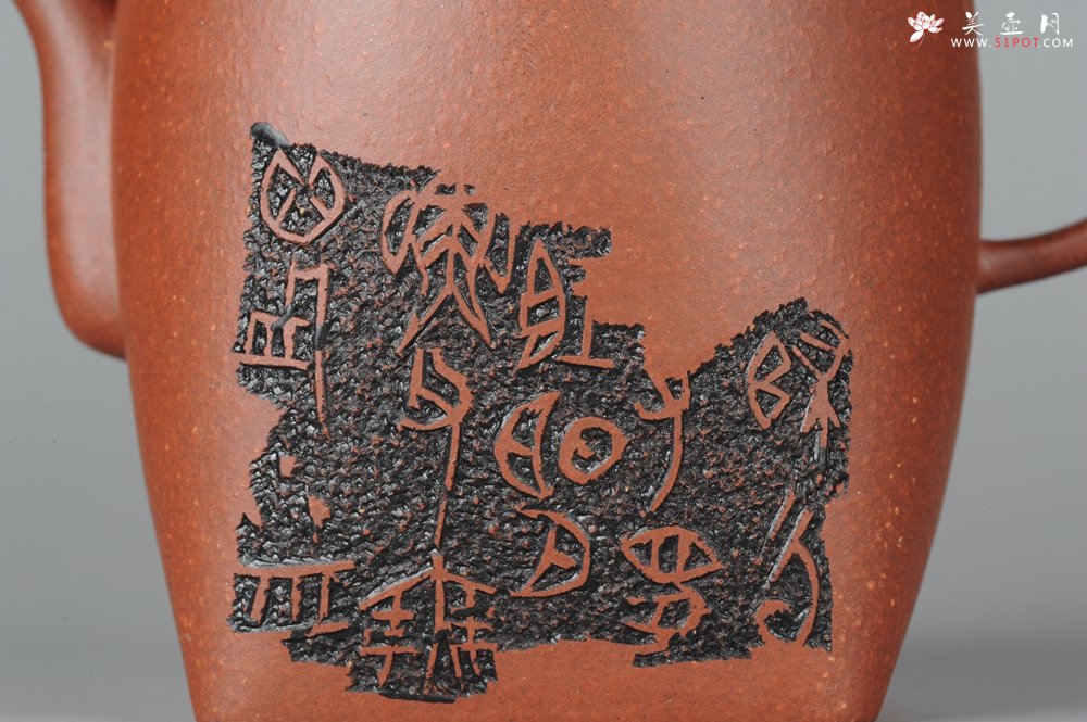 紫砂壶图片：何瑞精心装饰全手工舍得套组6件套 - 宜兴紫砂壶网