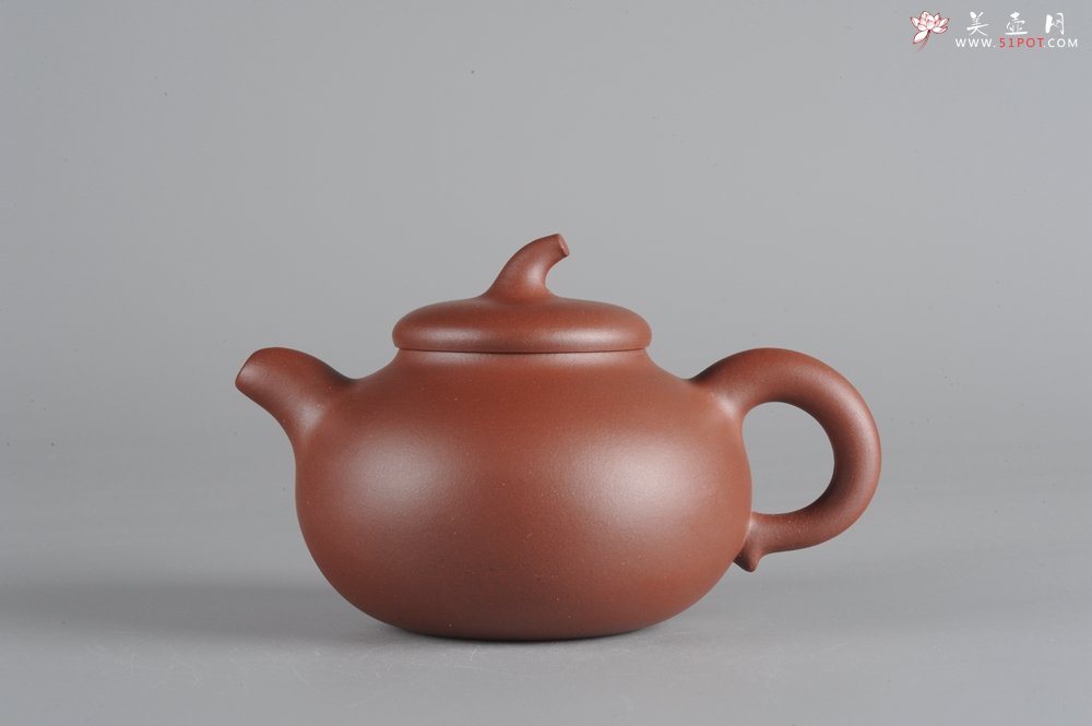 紫砂壶图片：美壶特惠 黄龙山底槽青 传统之茄段 - 宜兴紫砂壶网