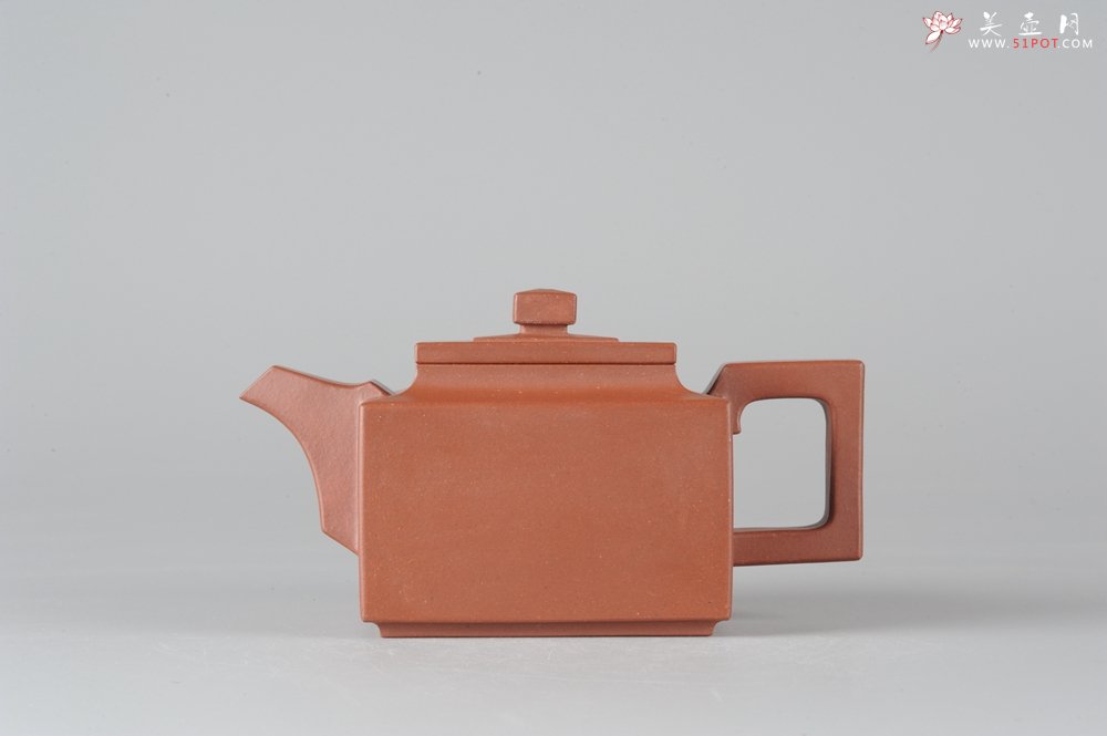 紫砂壶图片：线面挺快难度大全手工逸四方 - 宜兴紫砂壶网
