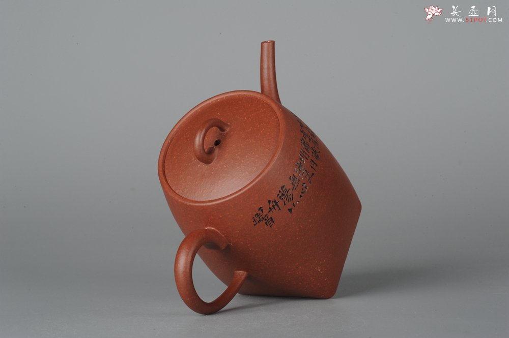 紫砂壶图片：何瑞精心装饰全手工舍得套组6件套 - 宜兴紫砂壶网