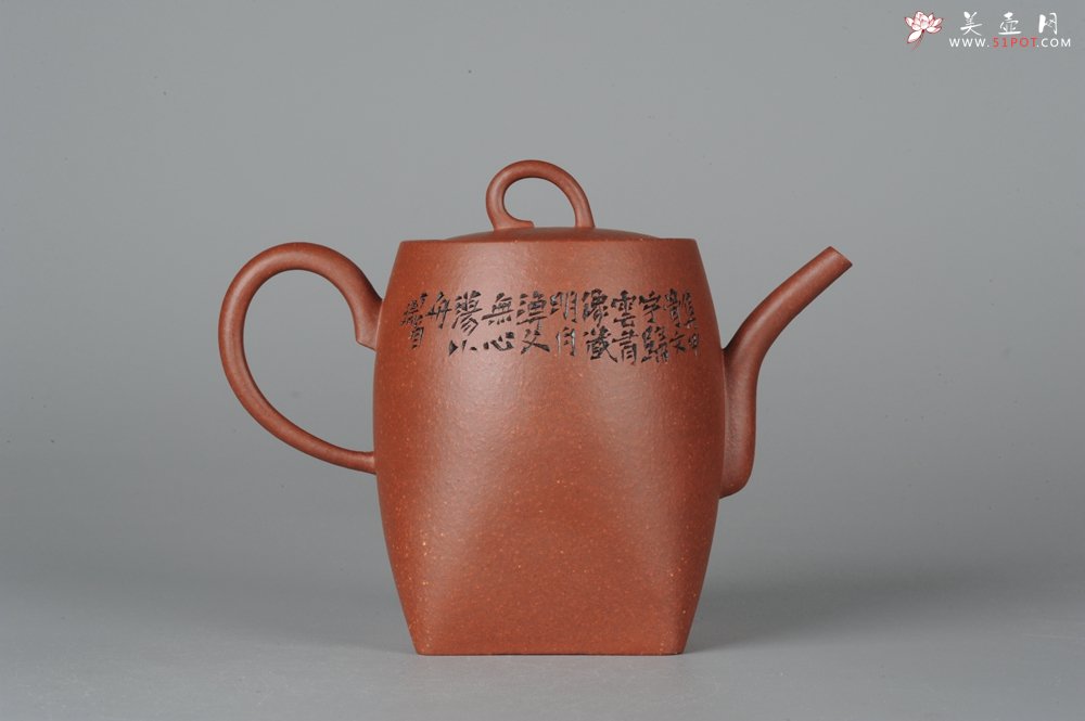 紫砂壶图片：何瑞精心装饰全手工舍得套组6件套 - 宜兴紫砂壶网