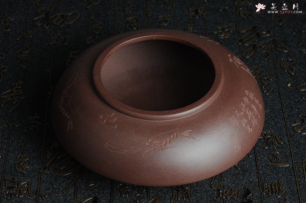 紫砂壶图片：俊儒装饰  素雅  水盂 水洗 水陪 文气十足 - 宜兴紫砂壶网