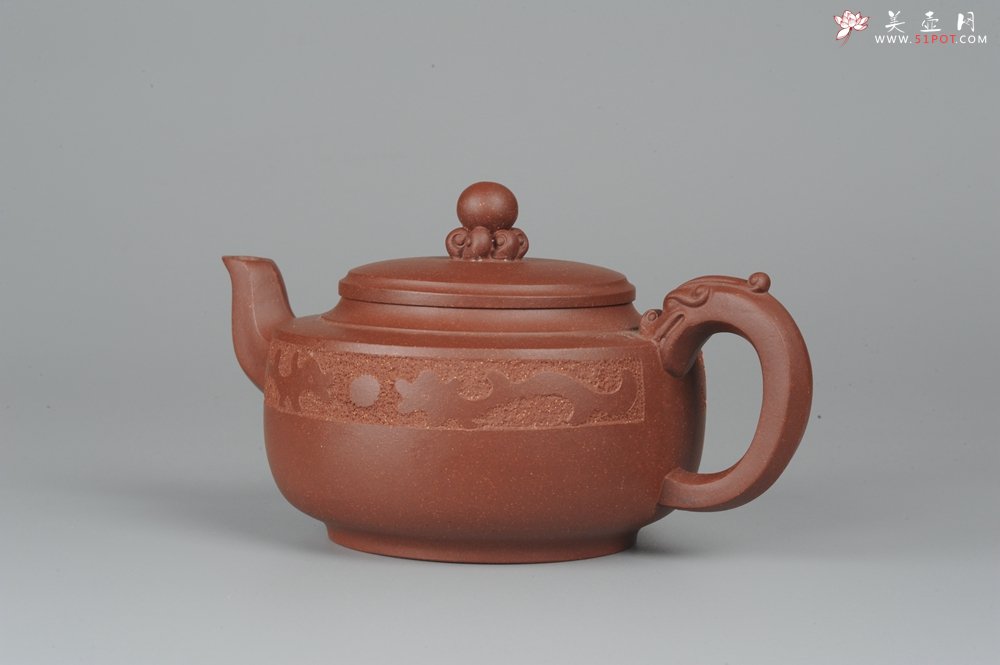 紫砂壶图片：美壶特惠 双龙戏珠 - 宜兴紫砂壶网