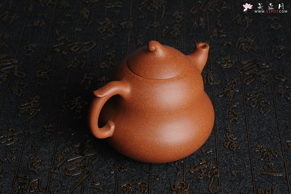 紫砂壶图片：美壶特惠 优质降坡泥葫芦福禄壶 - 宜兴紫砂壶网