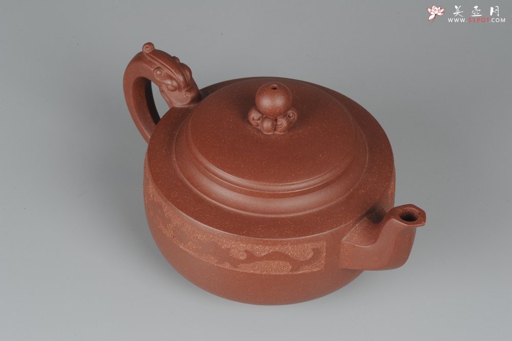 紫砂壶图片：美壶特惠 双龙戏珠 - 宜兴紫砂壶网