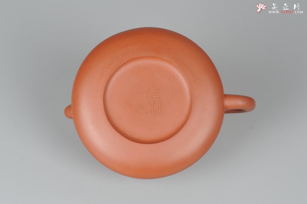 紫砂壶图片：小红泥也是朱泥全手工葫芦 司磊精心装饰 - 宜兴紫砂壶网