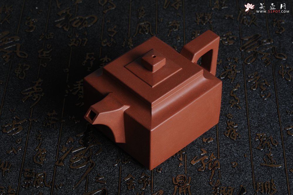 紫砂壶图片：线面挺快难度大全手工逸四方 - 宜兴紫砂壶网