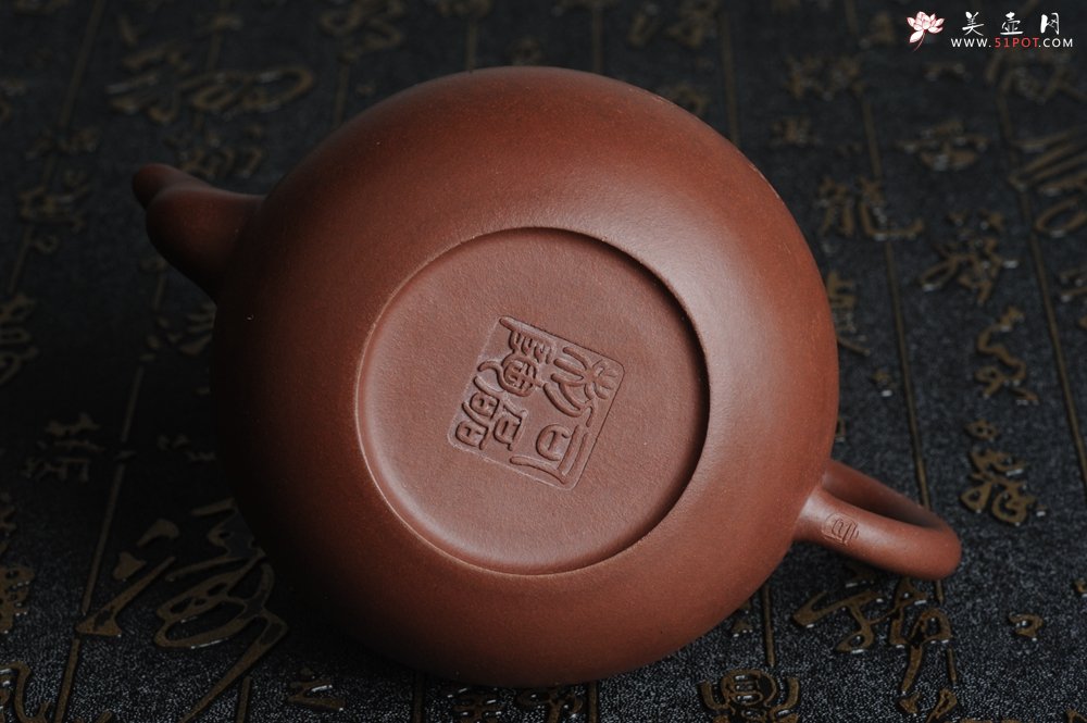 紫砂壶图片：优质紫泥 全手工 思亭 - 宜兴紫砂壶网