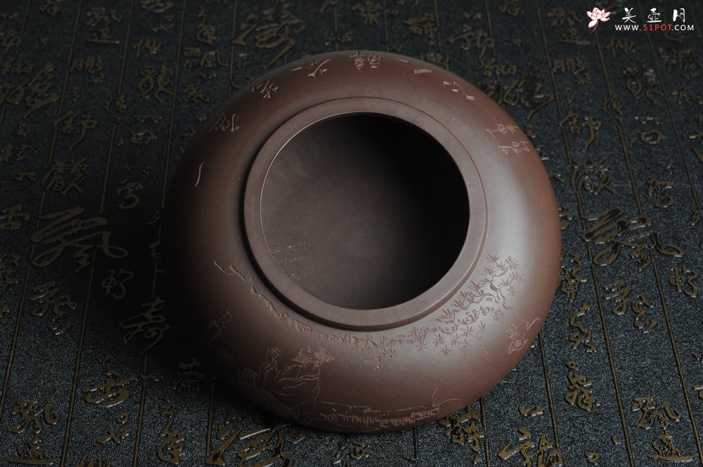 紫砂壶图片：俊儒装饰  素雅  水盂 水洗 水陪 文气十足 - 宜兴紫砂壶网