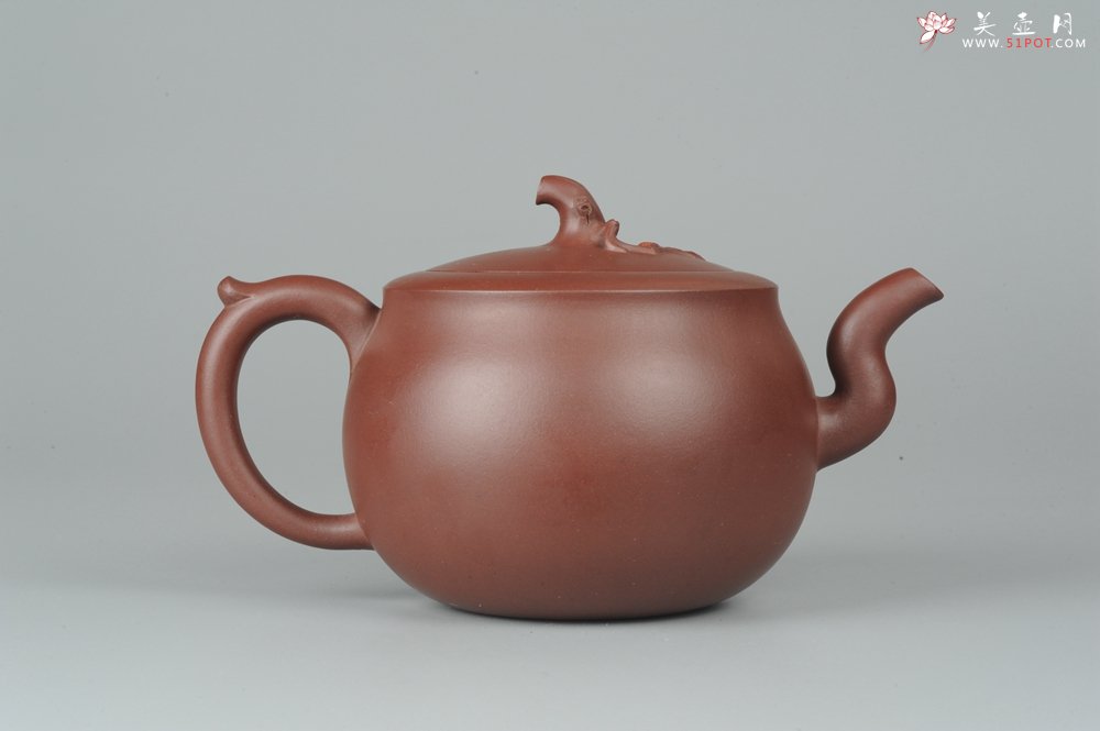 紫砂壶图片：精品花货 事事如意 贴花草莓技艺精湛 - 宜兴紫砂壶网