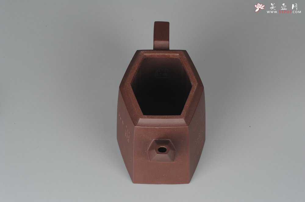 紫砂壶图片：美壶特惠 精品全手工高六方 - 宜兴紫砂壶网