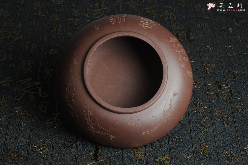 紫砂壶图片：俊儒装饰  素雅  水盂 水洗 水陪 文气十足 - 宜兴紫砂壶网