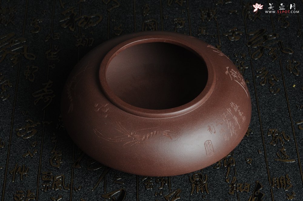 紫砂壶图片：俊儒装饰  素雅  水盂 水洗 水陪 文气十足 - 宜兴紫砂壶网