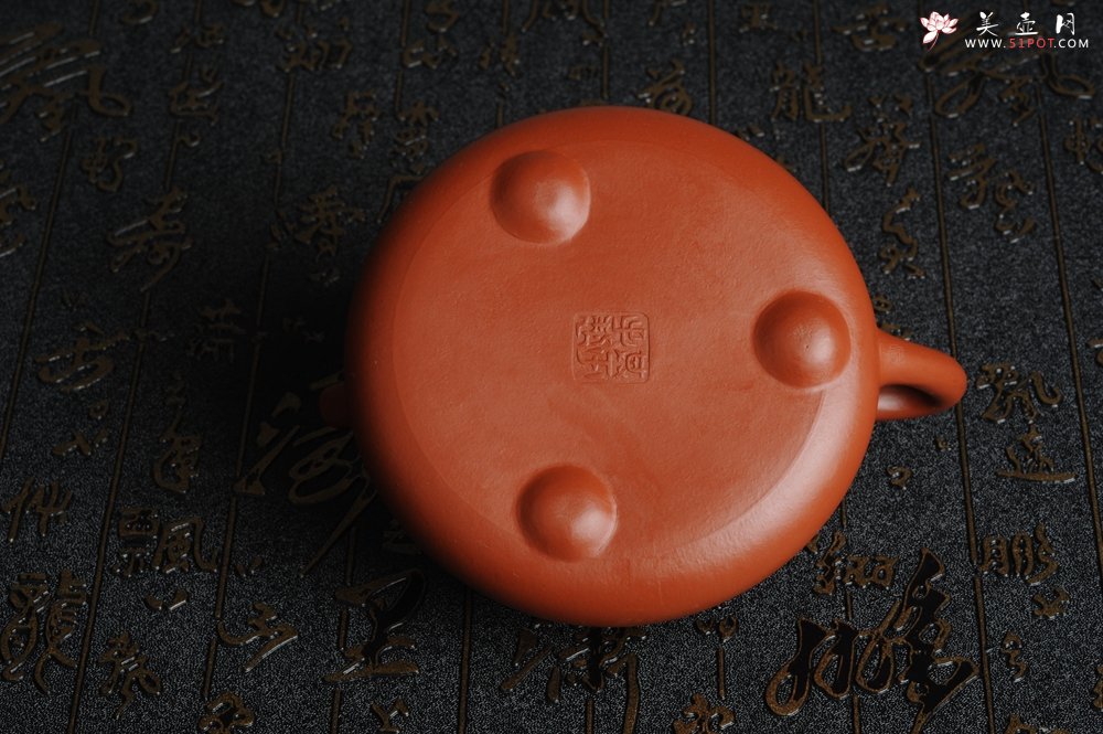 紫砂壶图片：百分百全手工优质朱泥石瓢壶 - 宜兴紫砂壶网