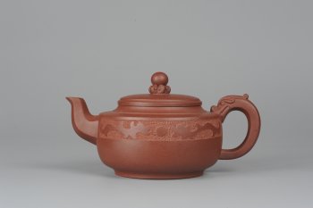 紫砂壶图片：美壶特惠 双龙戏珠 - 宜兴紫砂壶网