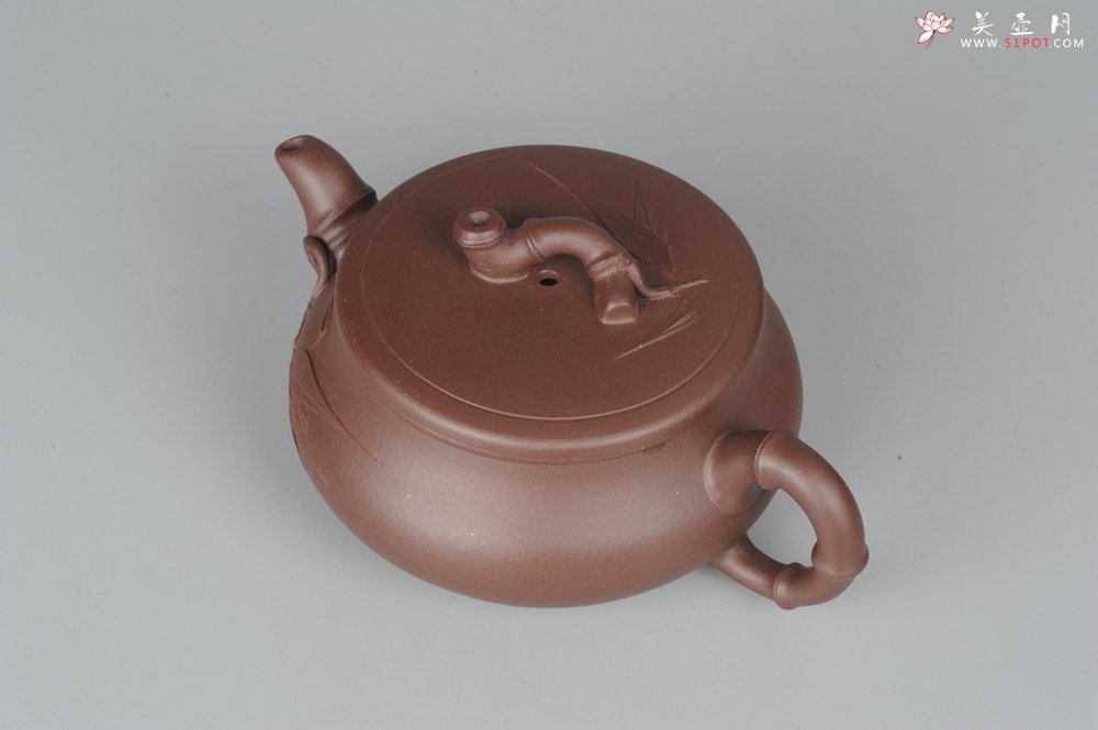 紫砂壶图片：美壶特惠 逸竹 端庄秀雅 - 宜兴紫砂壶网