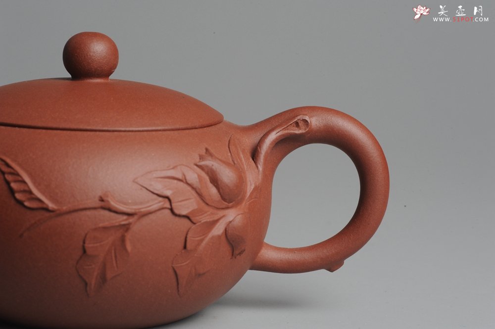 紫砂壶图片：美壶双节特惠 小花货石榴壶 - 宜兴紫砂壶网