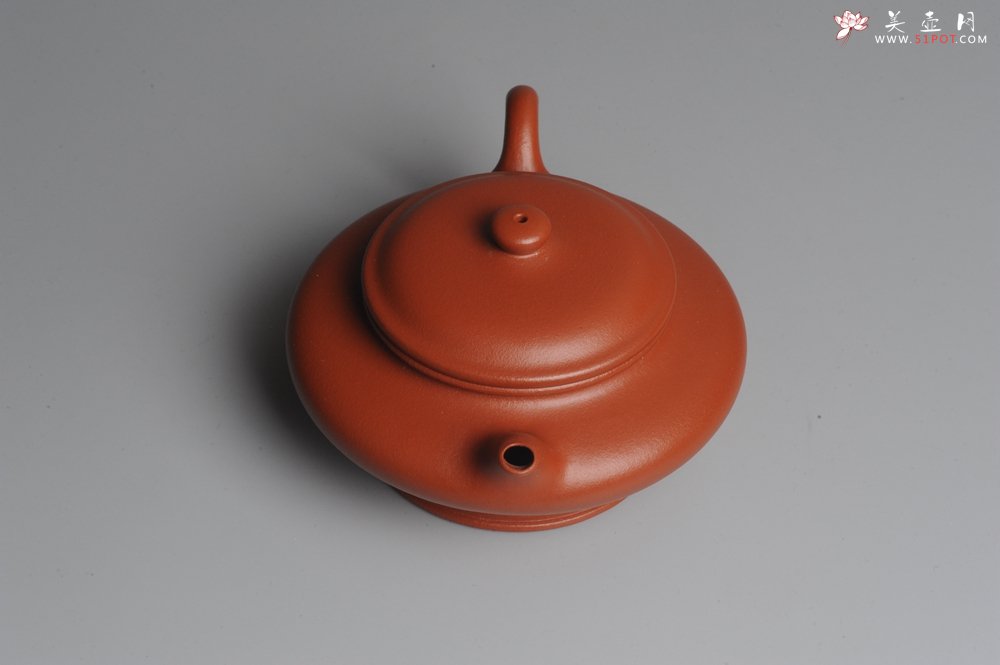 紫砂壶图片：美壶特惠 小红泥虚扁 - 宜兴紫砂壶网
