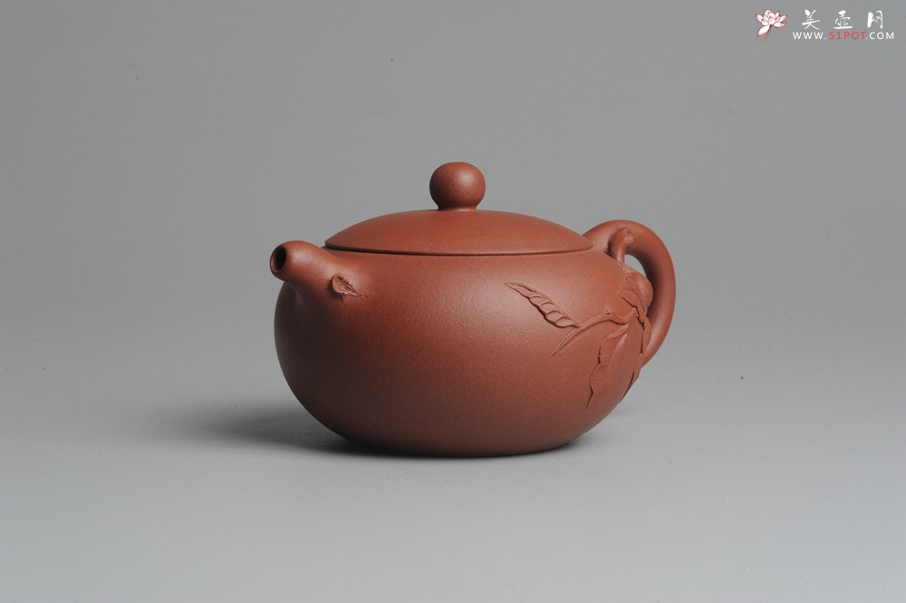 紫砂壶图片：美壶双节特惠 小花货石榴壶 - 宜兴紫砂壶网