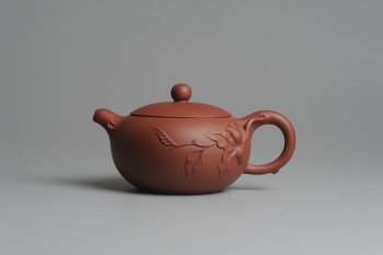 紫砂壶图片：美壶双节特惠 小花货石榴壶 - 宜兴紫砂壶网