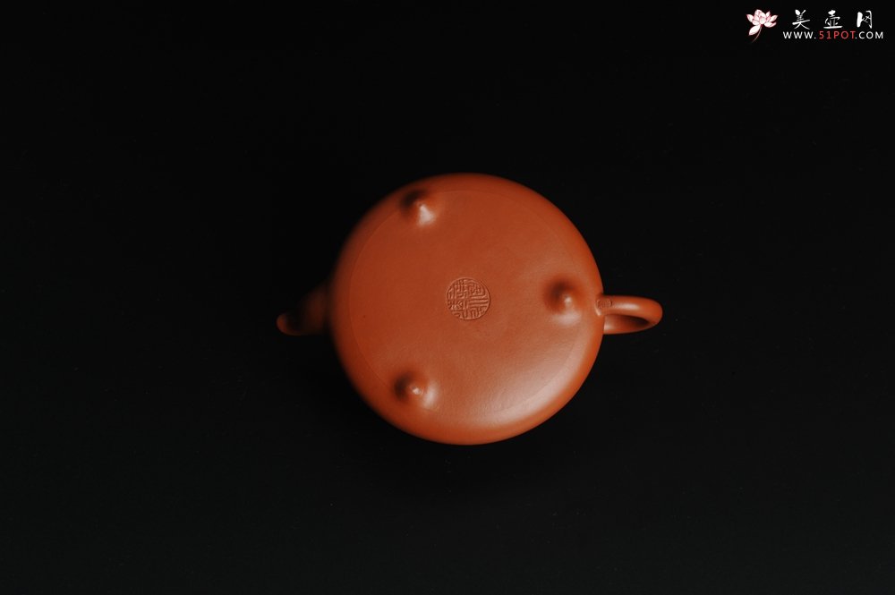 紫砂壶图片：美壶特惠 非铁红色素泥 优质朱泥端庄秀雅汉棠石瓢 - 宜兴紫砂壶网