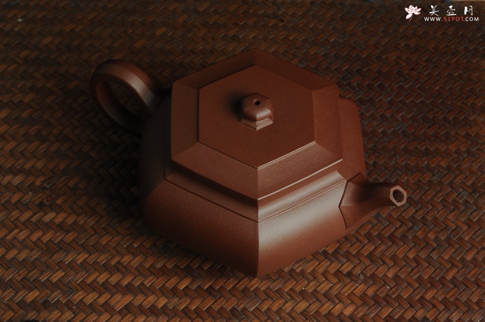 紫砂壶图片：美壶回馈壶友特惠 精致全手工大彬六方 - 宜兴紫砂壶网
