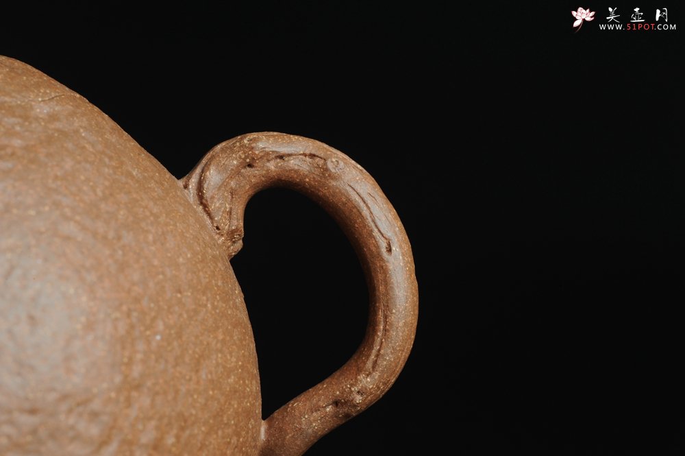 紫砂壶图片：仿生花货 全手工文人小福橘 肌理丰富 - 宜兴紫砂壶网