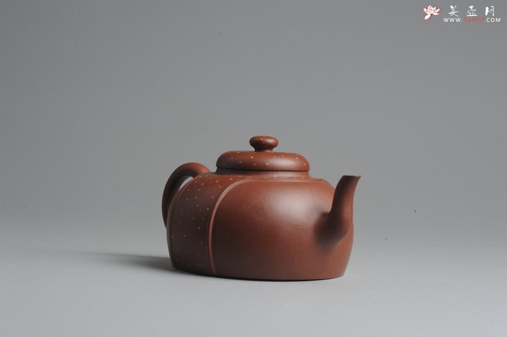 紫砂壶图片：美壶特惠 铺沙龙带壶 饱满精神 - 宜兴紫砂壶网
